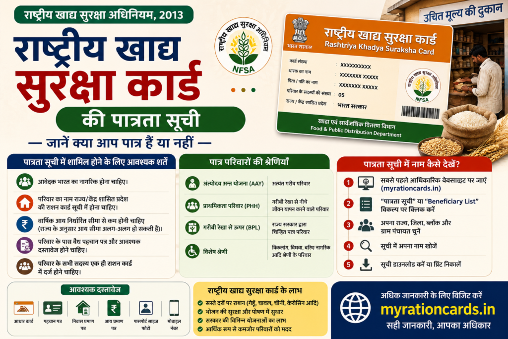 Rashtriya khadya Suraksha Card