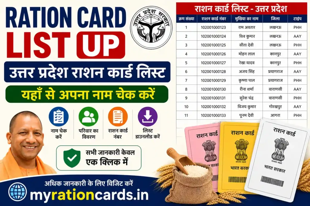 Ration Card List UP